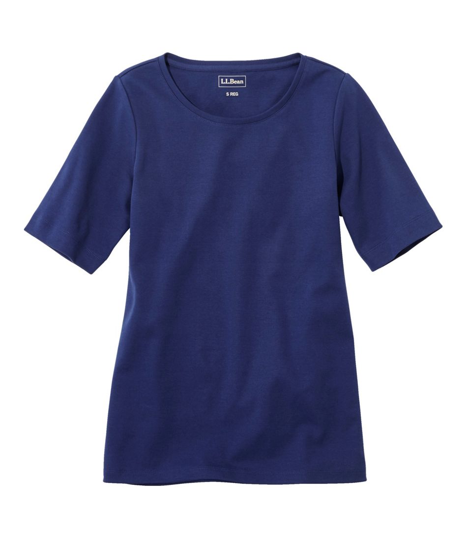 Tshirt Tees Tshirt Women Summer Cotton Strip Tunic Solid Color