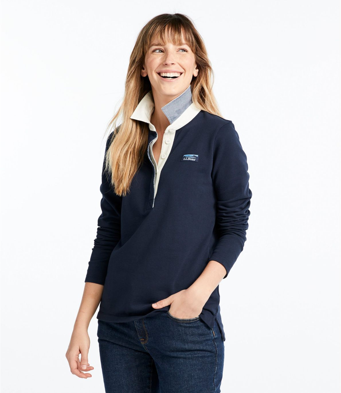 Women's Soft Cotton Rugby, Classic at L.L. Bean