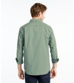Men's Sunwashed Canvas Shirt, Slightly Fitted, Long-Sleeve