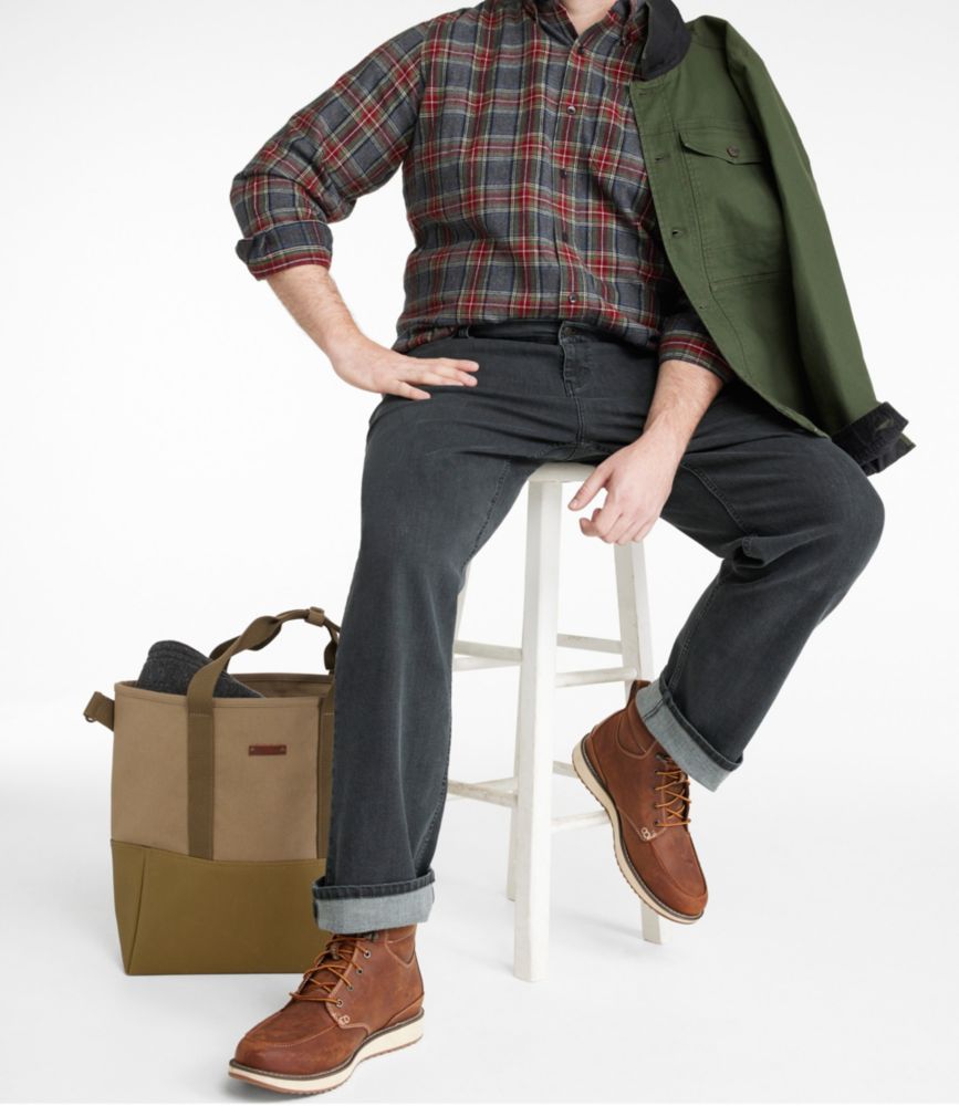 Men's BeanFlex® Jeans, Standard Athletic Fit, Straight Leg, Coastal Dune, small image number 8