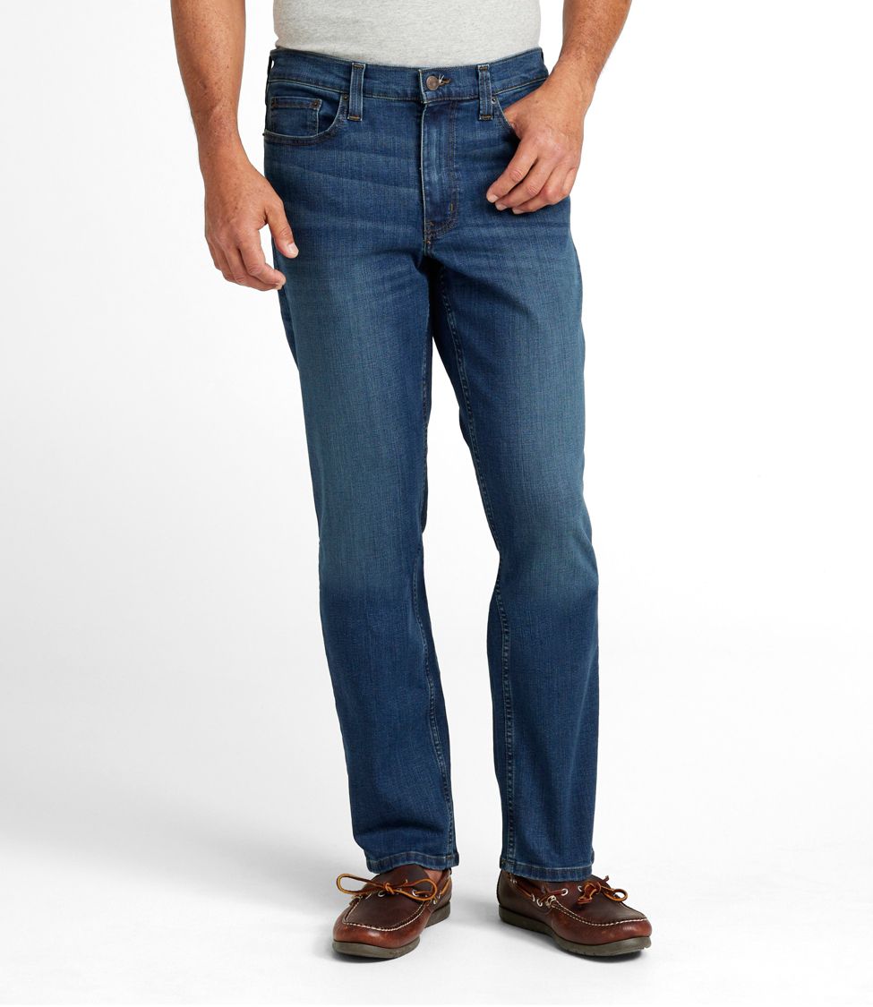 Men's BeanFlex® Jeans, Standard Athletic Fit, Straight Leg at L.L. Bean
