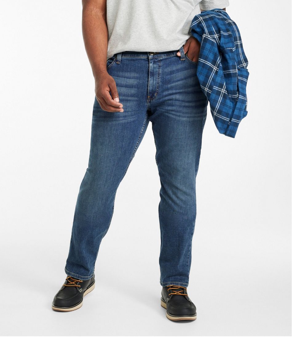 Men's BeanFlex® Jeans, Standard Athletic Fit, Fleece-Lined at L.L. Bean