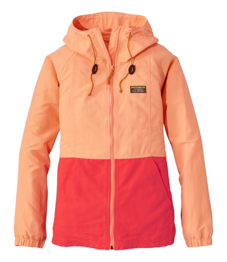 Women's Mountain Classic Full-Zip Jacket, Colorblock, Coral Bisque/Hot Coral, small image number 1