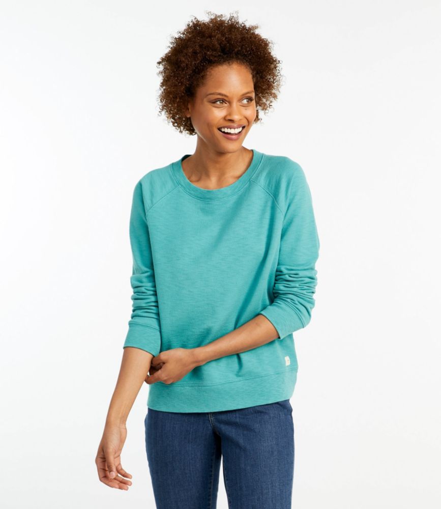 cotton women's crew neck sweatshirts