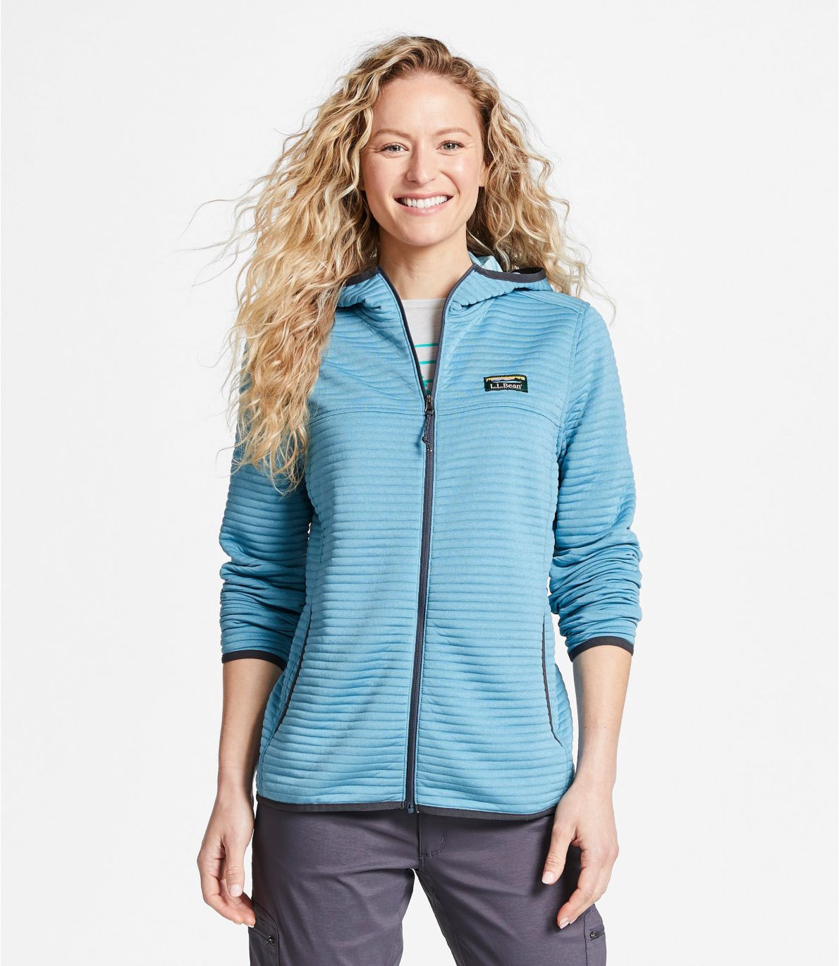 Women's Airlight Knit FullZip Hoodie at L.L. Bean