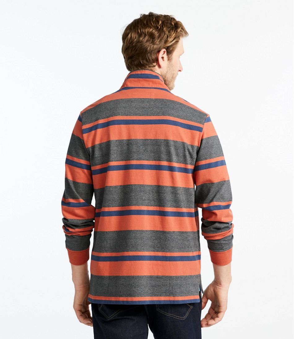 Men's Lakewashed® Rugby Pullover, Traditional Fit, Long-Sleeve Stripe
