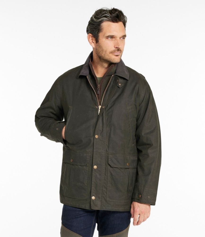 Men's Double L Waxed-Cotton Upland Coat