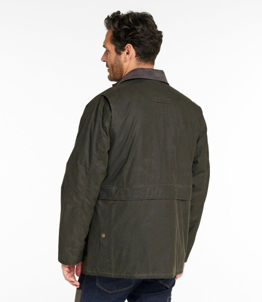 Men's Double L Waxed-Cotton Upland Coat
