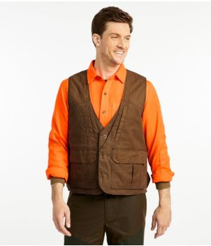 Men's Double L Waxed-Cotton Upland Vest