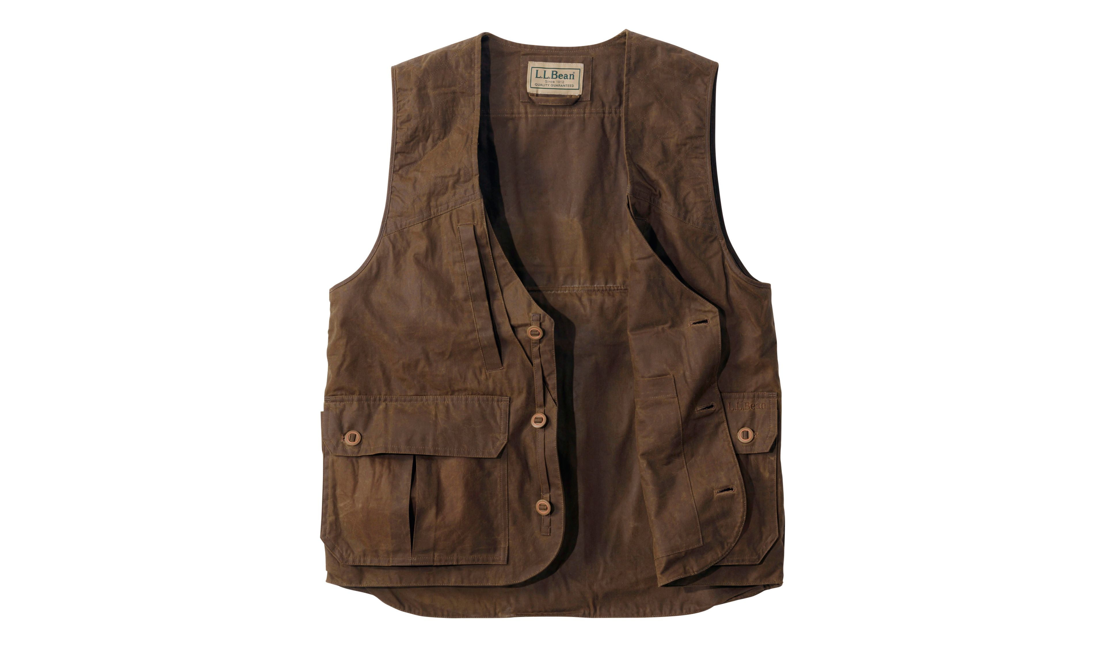 Men's Double L Waxed-Cotton Upland Vest