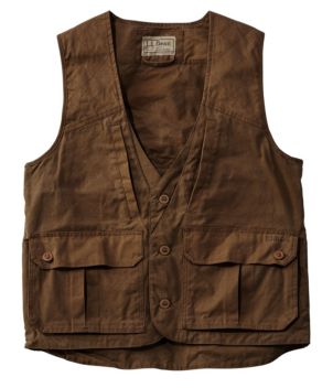 Men's Double L Waxed-Cotton Upland Vest