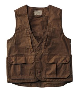 Men's Double L Waxed-Cotton Upland Vest