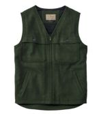 Men's Maine Guide Zip-Front Wool Vest