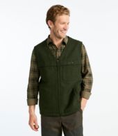 Men's Maine Guide Zip-Front Wool Vest | Men's at L.L.Bean