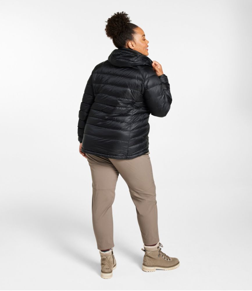 Women's Ultralight 850 Down Hooded Jacket, Carbon Navy, small image number 5