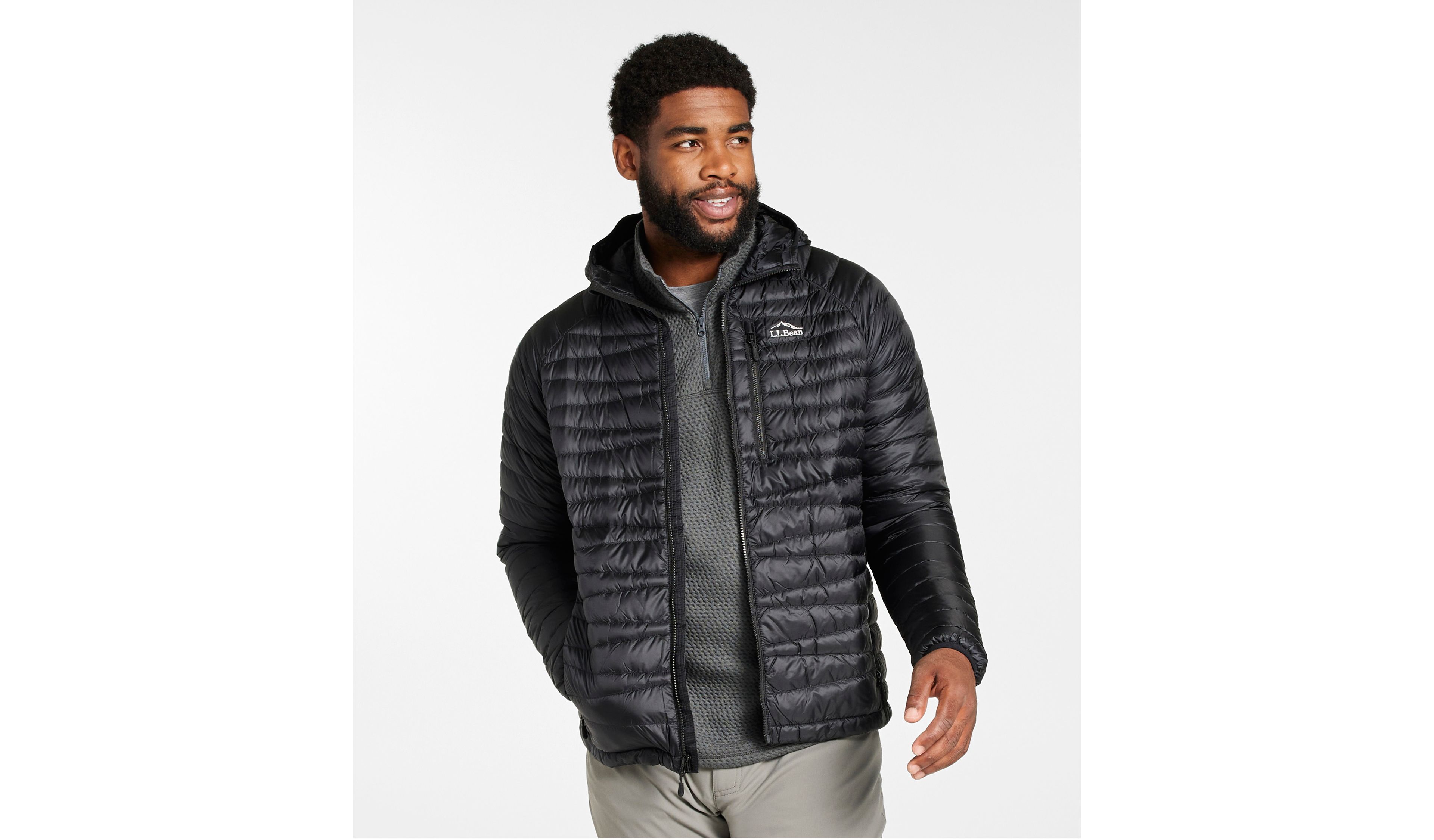 Men's Ultralight 850 Down Sweater Hooded Jacket