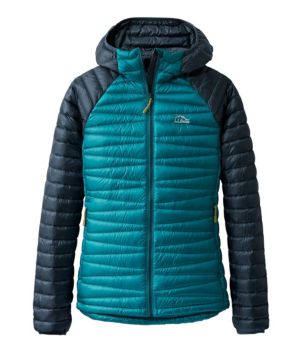 Women's Ultralight 850 Down Hooded Sweater, Colorblock