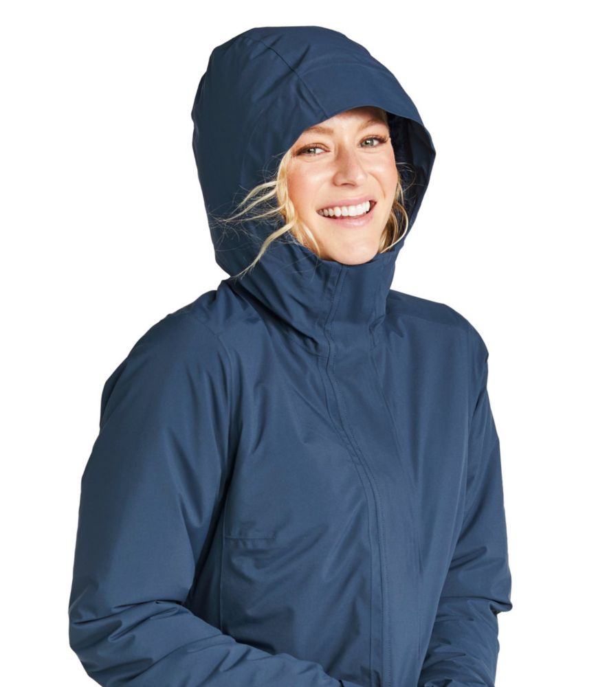 Women's Waterproof Packaway Long Coat, , small image number 4