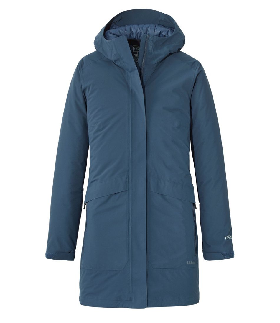 Women's Waterproof Packaway Long Coat | Insulated Jackets at L.L.Bean