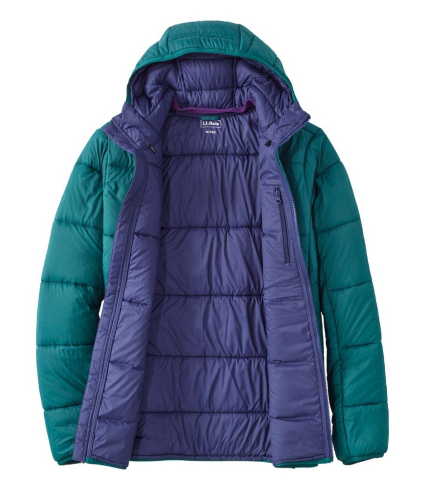 mens blue puffer coat