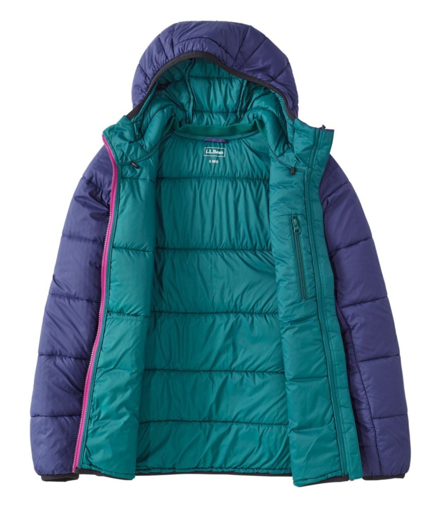 turquoise puffer jacket