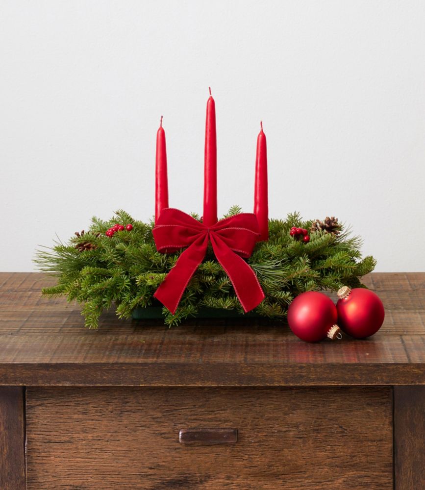 Traditional Christmas Balsam Centerpiece, Regular Delay Ship Week of 11/30