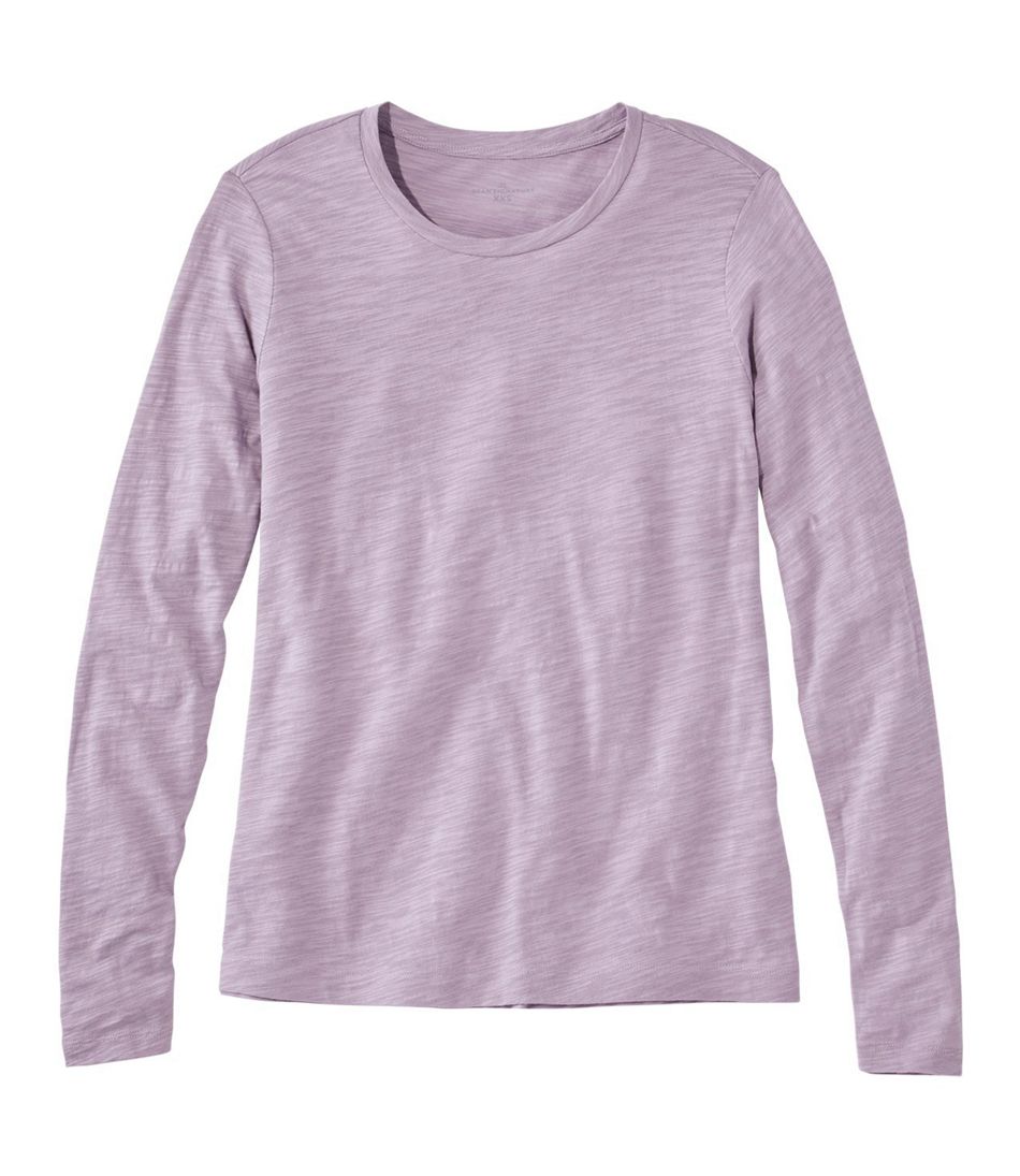 Women's Signature Essential Knit Tee, Long-Sleeve | Shirts & Tops 