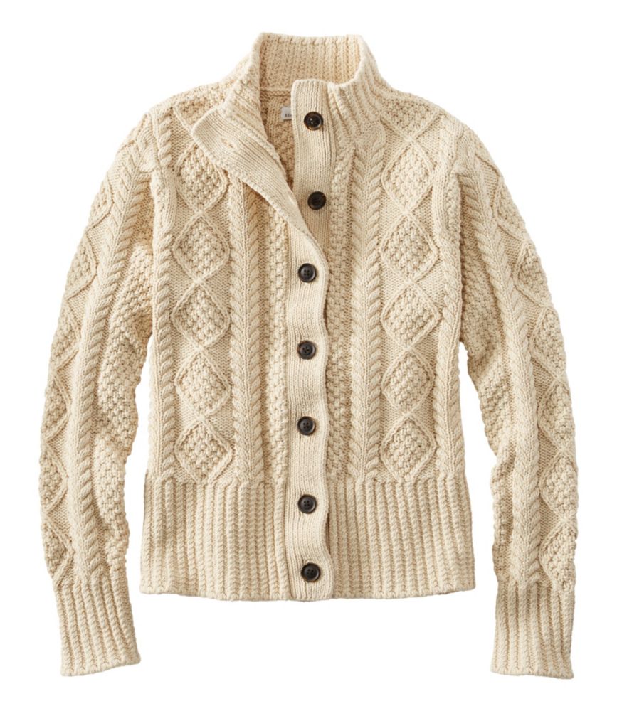 Women s Signature Cotton Fisherman Sweater Short Cardigan