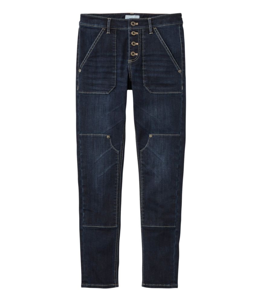 jeans with reinforced knees
