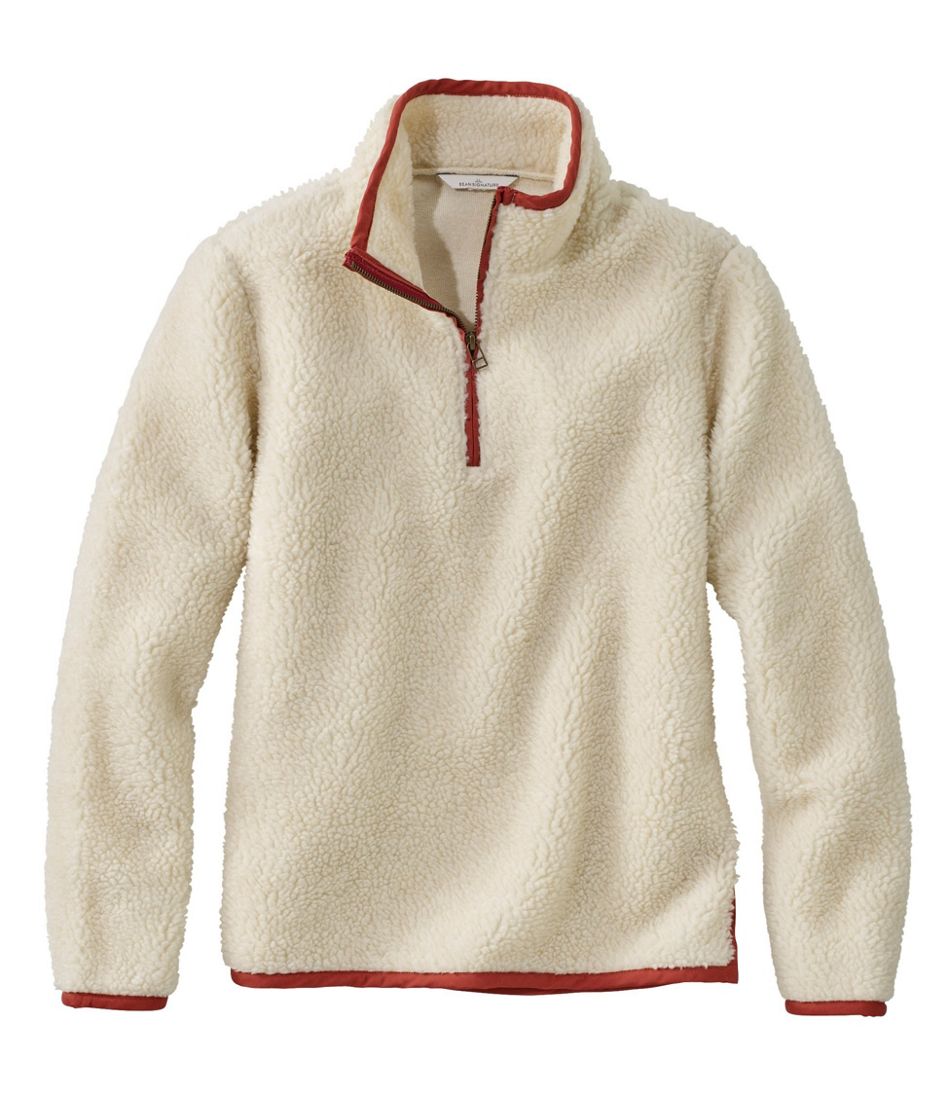 Cambridge Select Girls Pullover Quarter Zip Sherpa Fleece Jacket 
