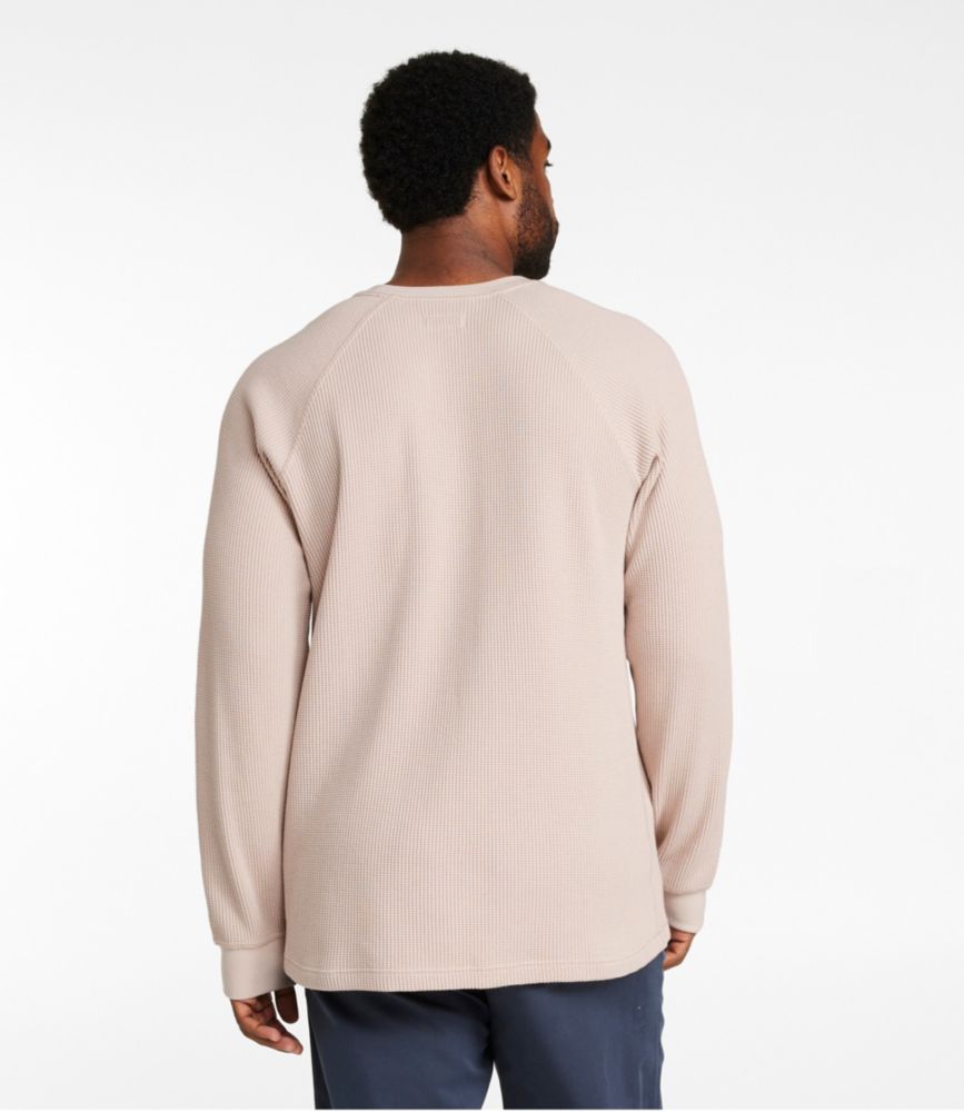 Men's Signature Waffle Crew, Orange, small image number 5