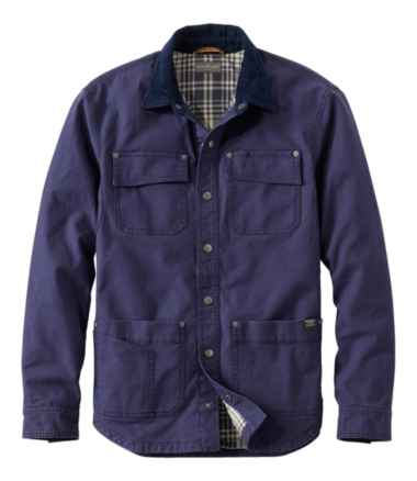 Men's Signature Lined Canvas Shirt Jac