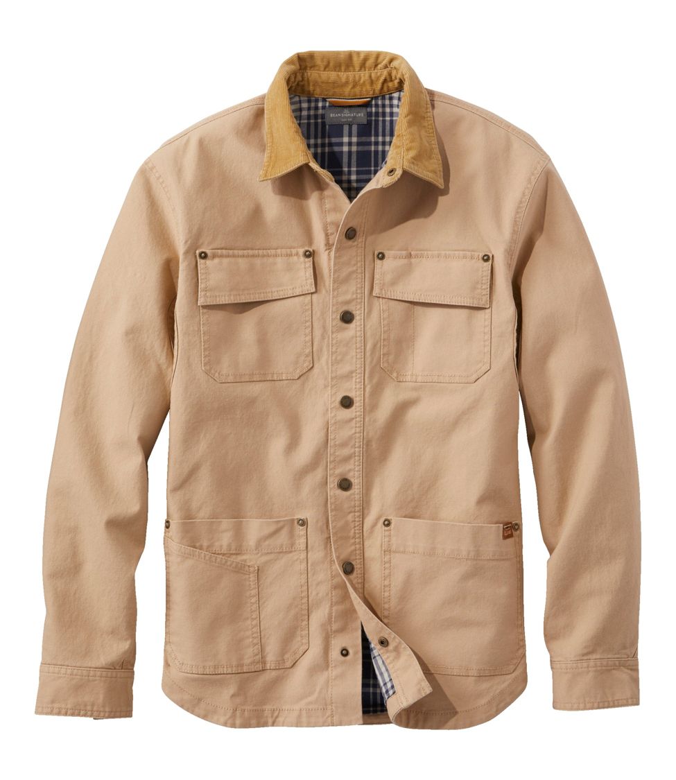 Men's Signature Lined Canvas Shirt Jac