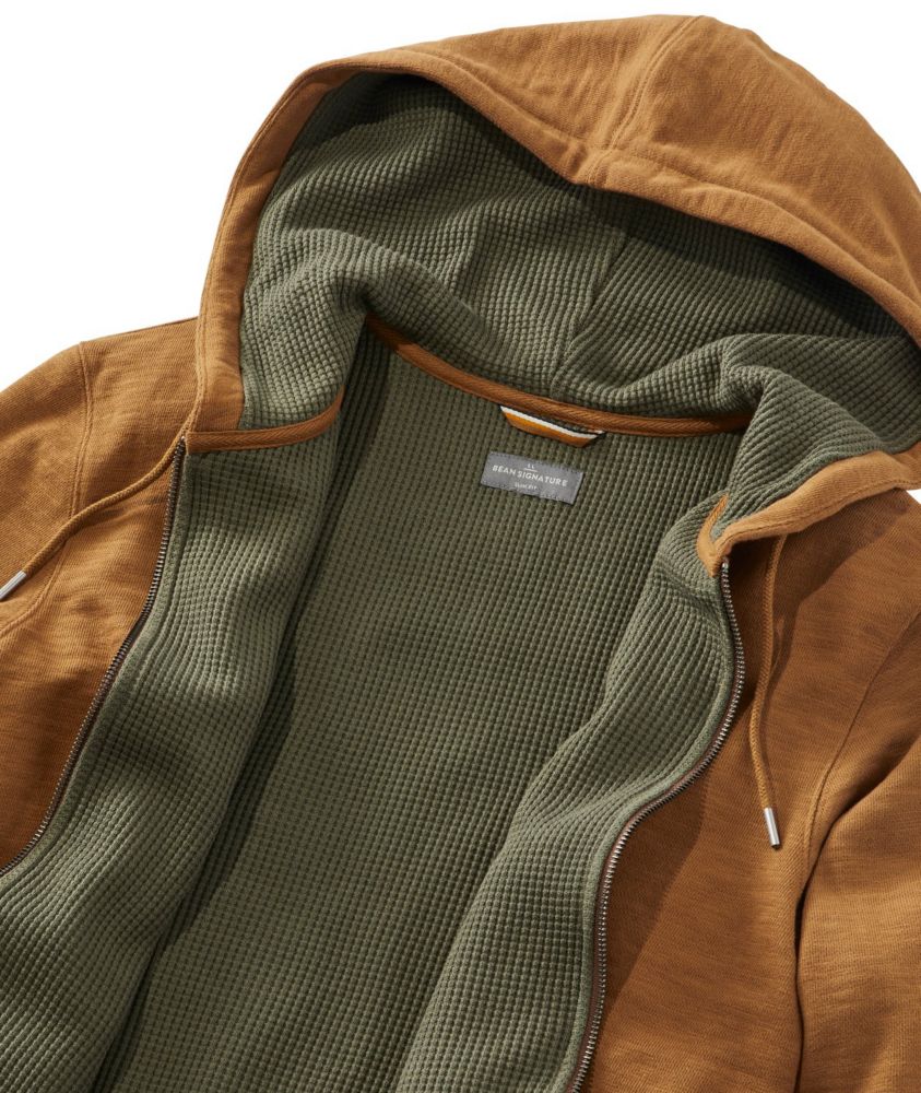 mens lined hooded sweatshirt
