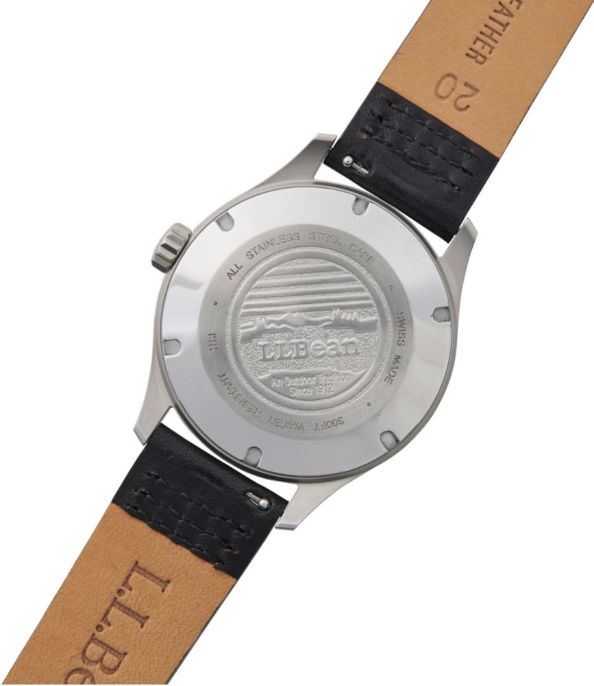 Casco Bay Self-Illuminating Field Watch. 40mm, Black, small image number 4