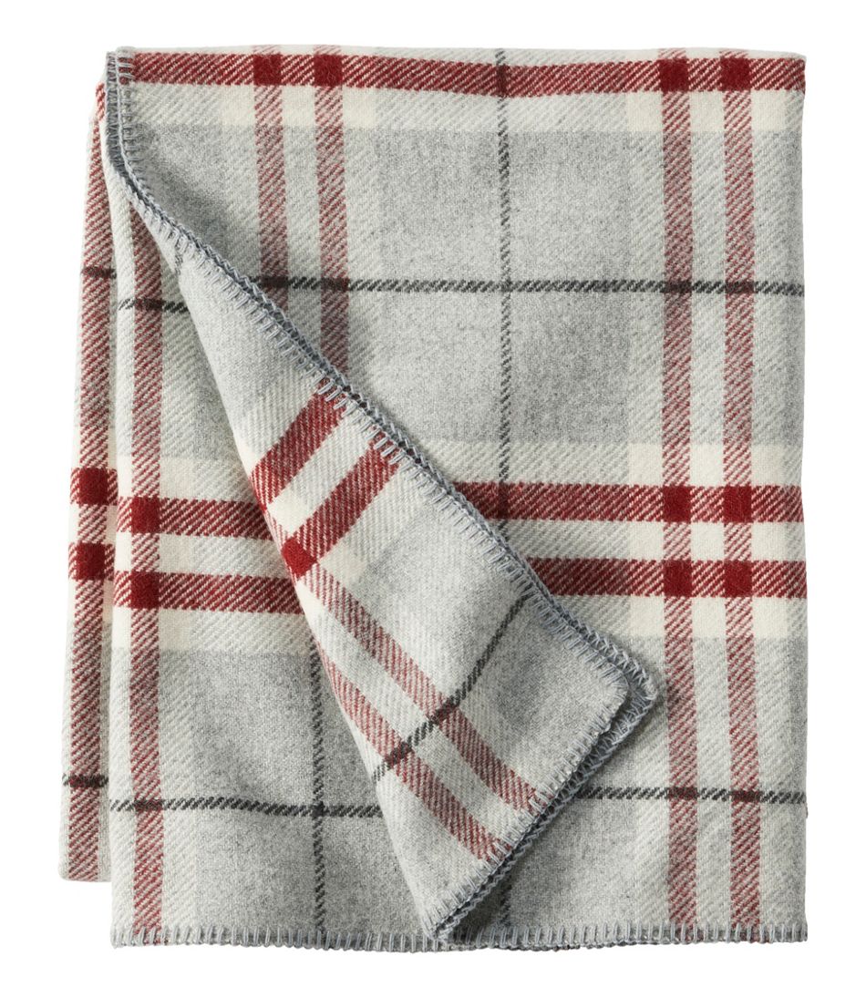 Pure Wool Tartan Small Blanket