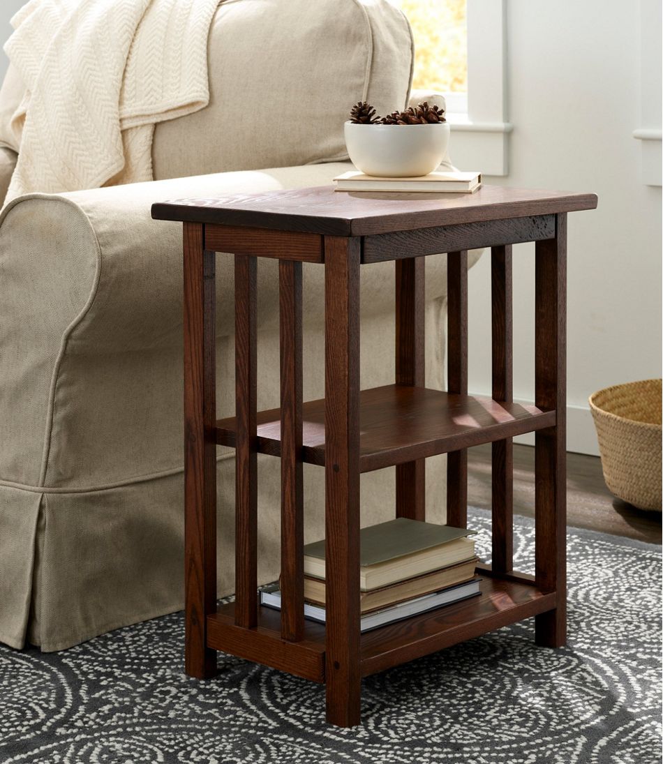 American Mission Two Shelf End Table