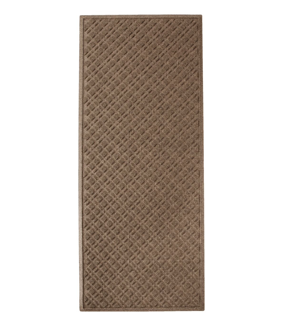 Heavyweight Recycled Waterhog Mat, Runner, Plaid at L.L. Bean