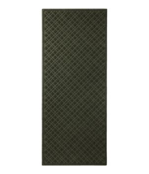 Heavyweight Recycled Waterhog Mat, Runner, Plaid