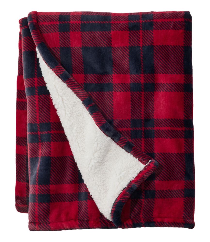 Wicked Plush Sherpa Throw Plaid