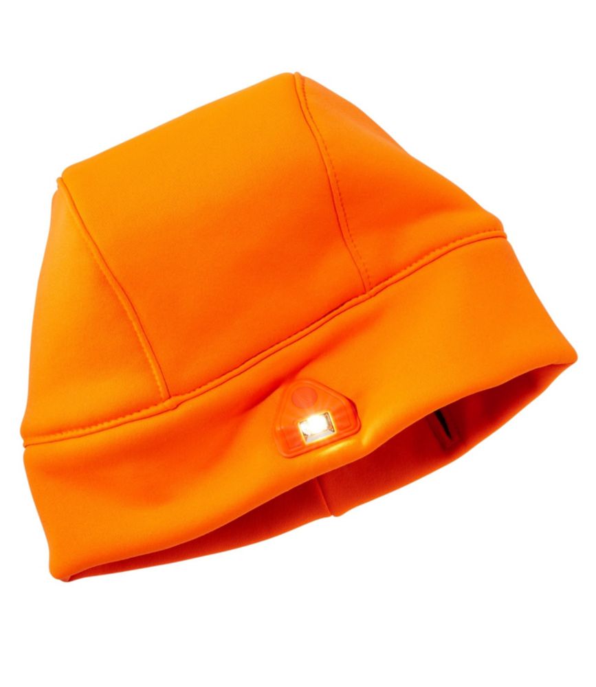Image of Adults' L.L.Bean Pathfinder Lighted Beanie Orange OSFA