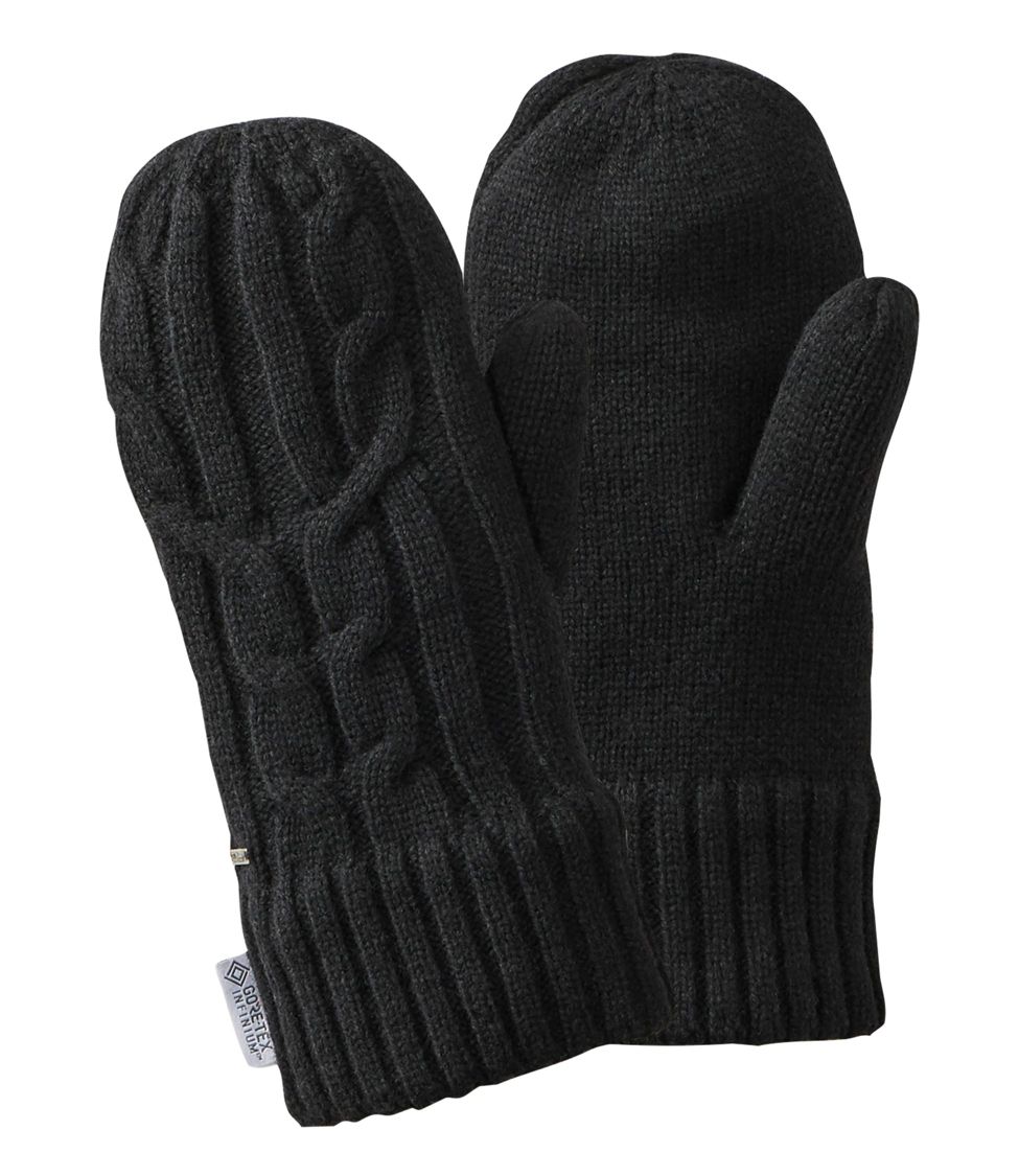 Hiems, Black Leather & Wool Gloves, In stock!