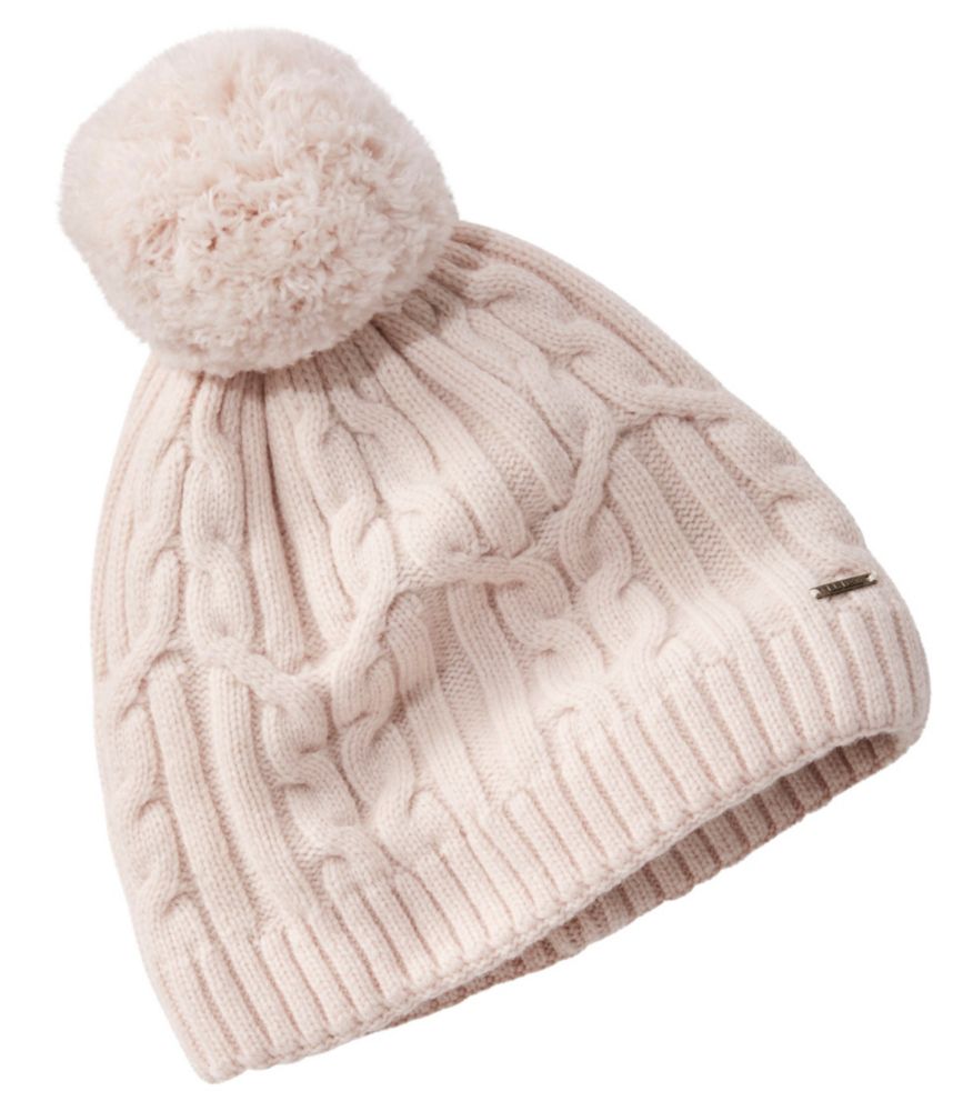 Women's Heritage Wool Windproof Pom Hat Winter Hats & Beanies at L.L.Bean