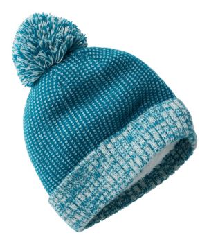 Women's Winter Lined Pom Hat