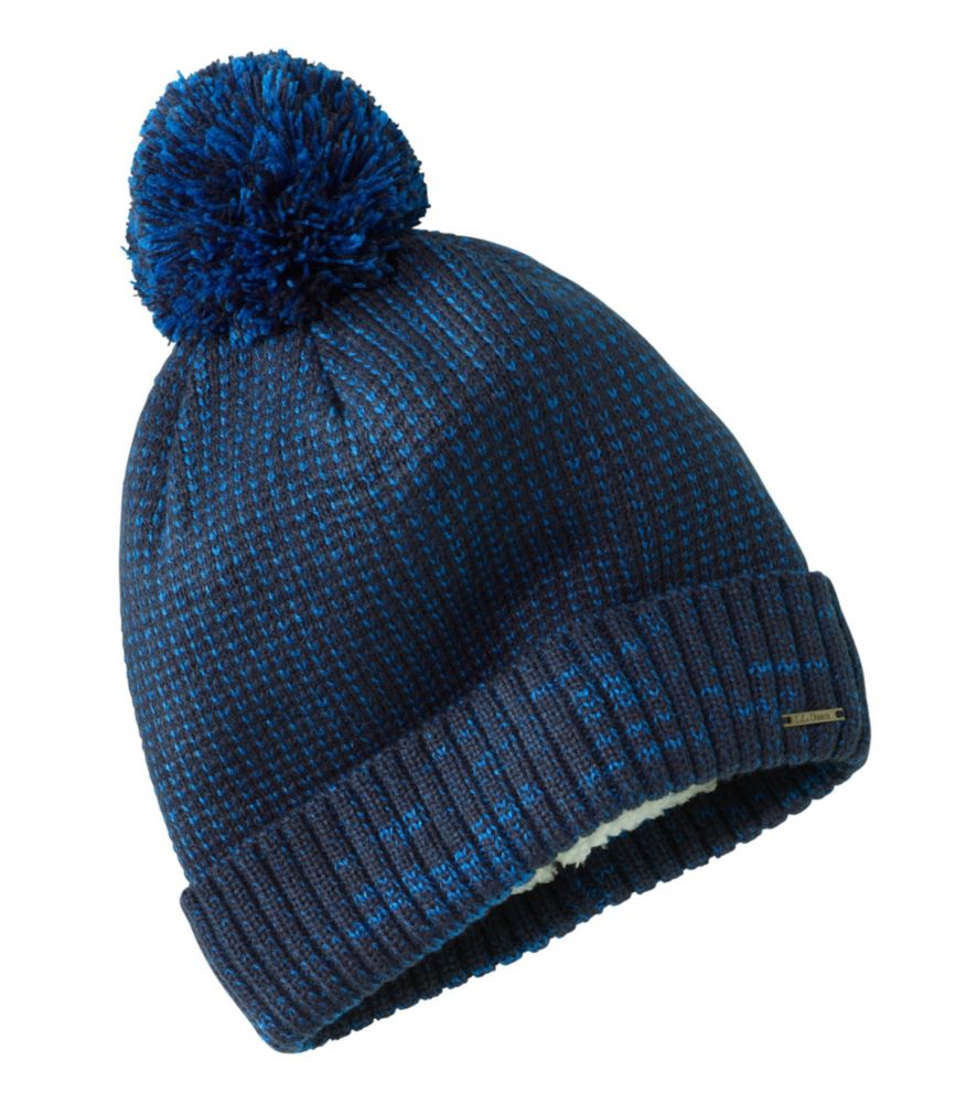 blue pom pom hat