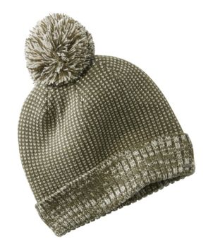 Women's Winter Lined Pom Hat