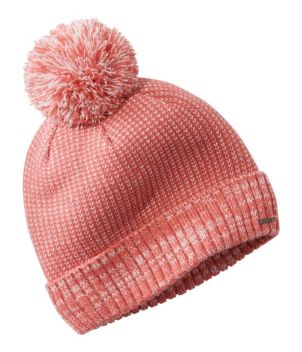 Women's Winter Lined Pom Hat