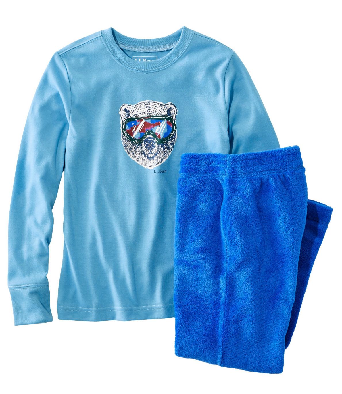 Kids' L.L.Bean Cozy Fleece Pajamas