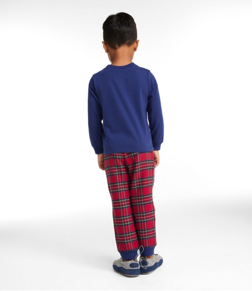 Toddlers' L.L.Bean Flannel Pajamas, Lavender Ice Winter Bears, small image number 6