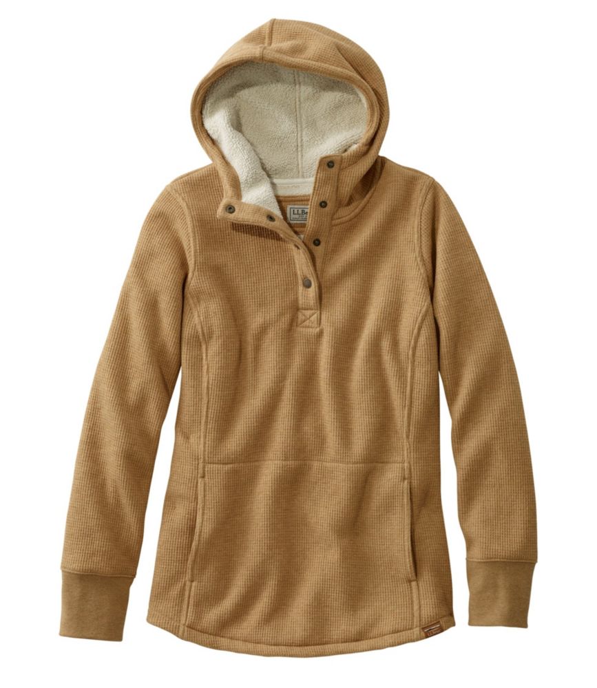 waffle fleece pullover